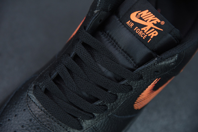 NIKE AIR FORCE 1 LOW ZIG ZAG BLACK ORANGE DN4928-001