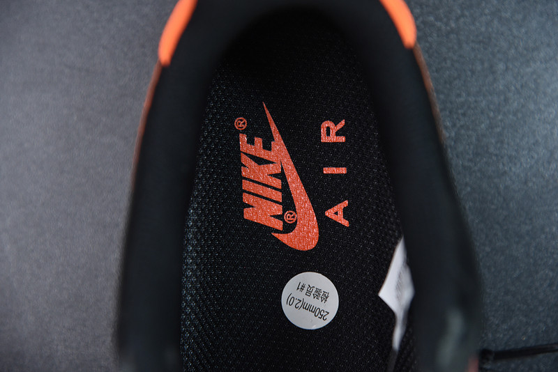 NIKE AIR FORCE 1 LOW ZIG ZAG BLACK ORANGE DN4928-001