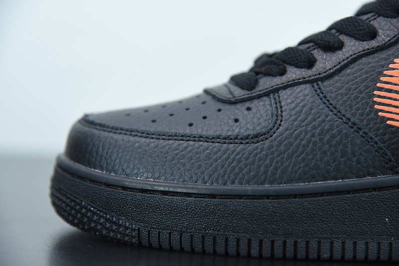 NIKE AIR FORCE 1 LOW ZIG ZAG BLACK ORANGE DN4928-001