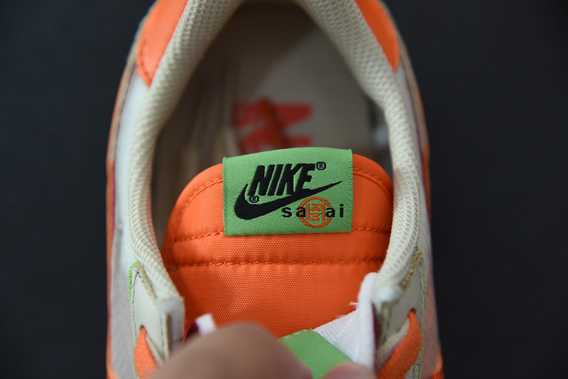 NIKE LDV WAFFLE CLOT SACAI NET ORANGE BLAZE DH1347-100