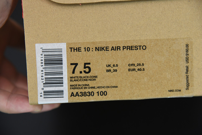 NIKE AIR PRESTO "OF" AA3830-100