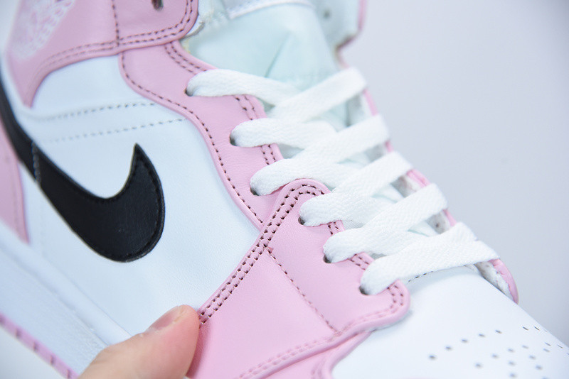 AIR JORDAN 1 MID WHITE PINK BQ6472-500