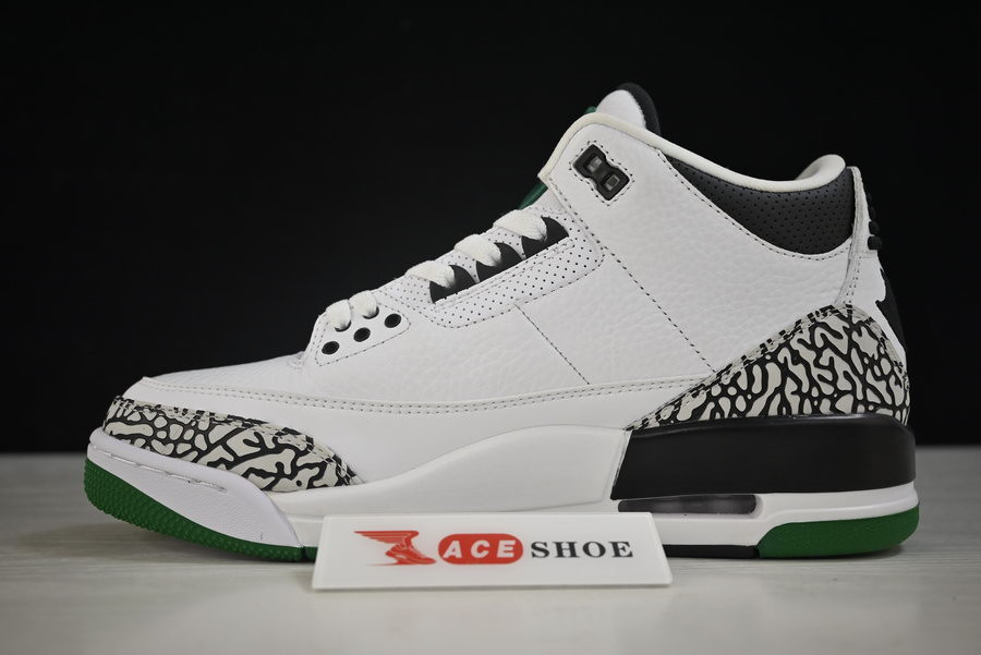 Air Jordan 3 Retro Oregon Ducks Pit Crew White HO11-MNJDL-594282233