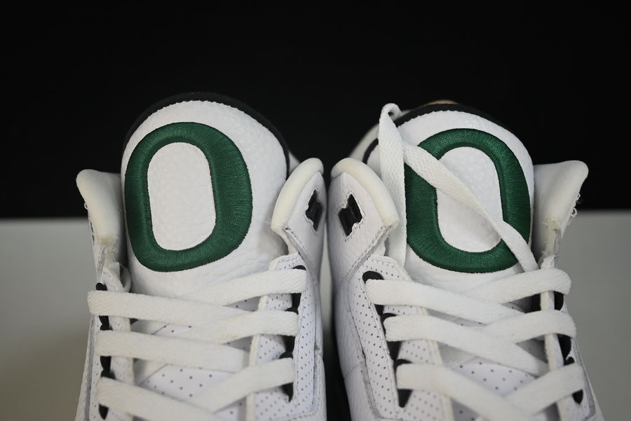 Air Jordan 3 Retro Oregon Ducks Pit Crew White HO11-MNJDL-594282233