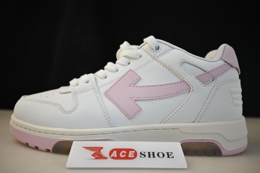 OF™ C/O VIRGIL ABLOH OUT OF OFFICE LOW-TOP LEATHER SNEAKERS ‘OOO“