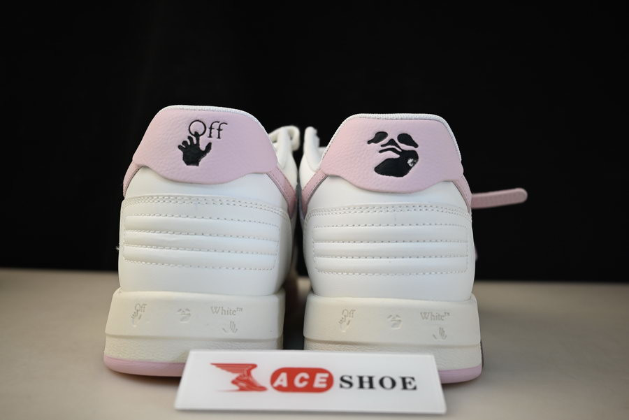 OF™ C/O VIRGIL ABLOH OUT OF OFFICE LOW-TOP LEATHER SNEAKERS ‘OOO“