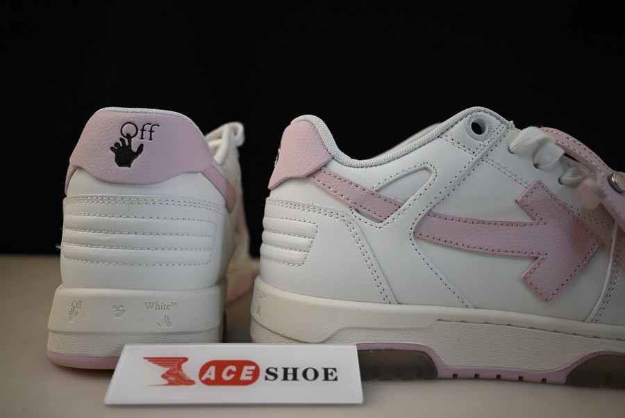 OF™ C/O VIRGIL ABLOH OUT OF OFFICE LOW-TOP LEATHER SNEAKERS ‘OOO“