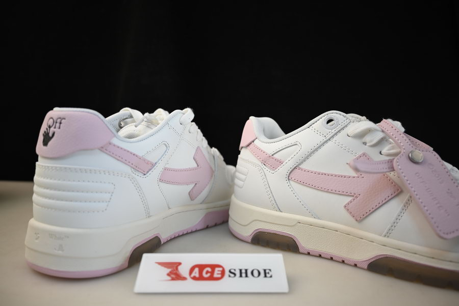 OF™ C/O VIRGIL ABLOH OUT OF OFFICE LOW-TOP LEATHER SNEAKERS ‘OOO“
