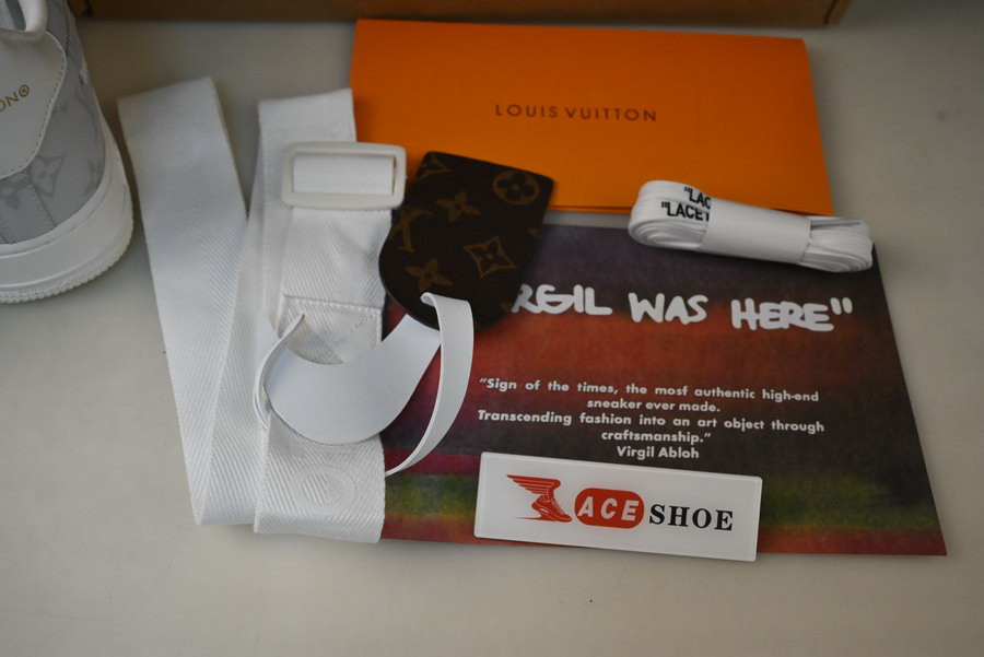 2022 LVT x Nike Air Force 1 07 Low White Grey LD4631-201