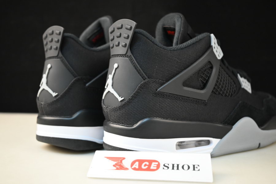 AIR JORDAN 4 “BLACK CANVAS” DH7138-006