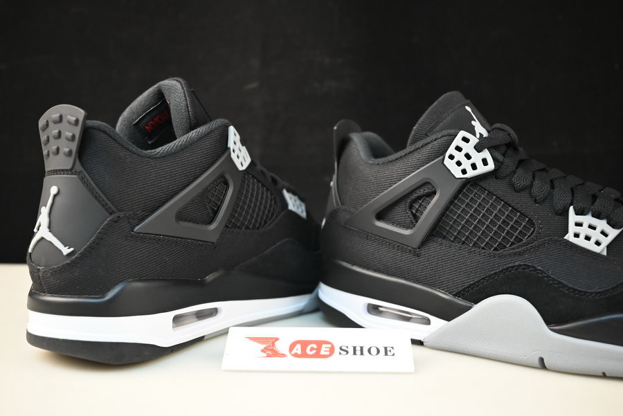 AIR JORDAN 4 “BLACK CANVAS” DH7138-006