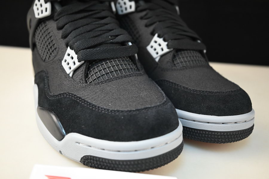 AIR JORDAN 4 “BLACK CANVAS” DH7138-006