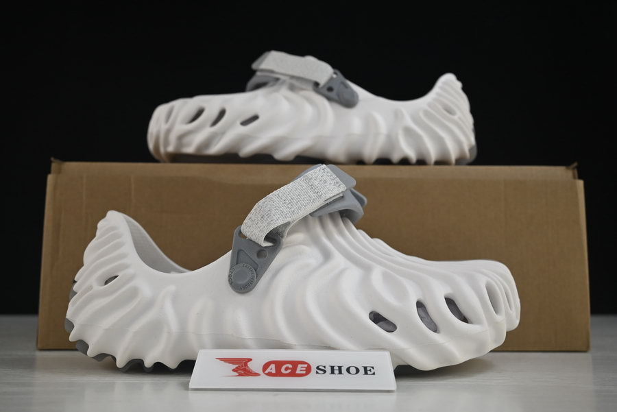 CROCS POLLEX CLOG BY SALEHE BEMBURY SPACKLE ALMOST WHITE