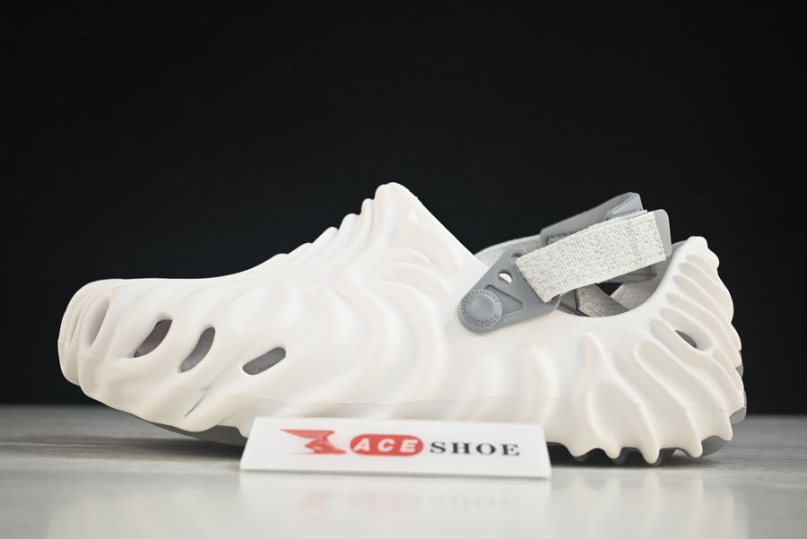 CROCS POLLEX CLOG BY SALEHE BEMBURY SPACKLE ALMOST WHITE