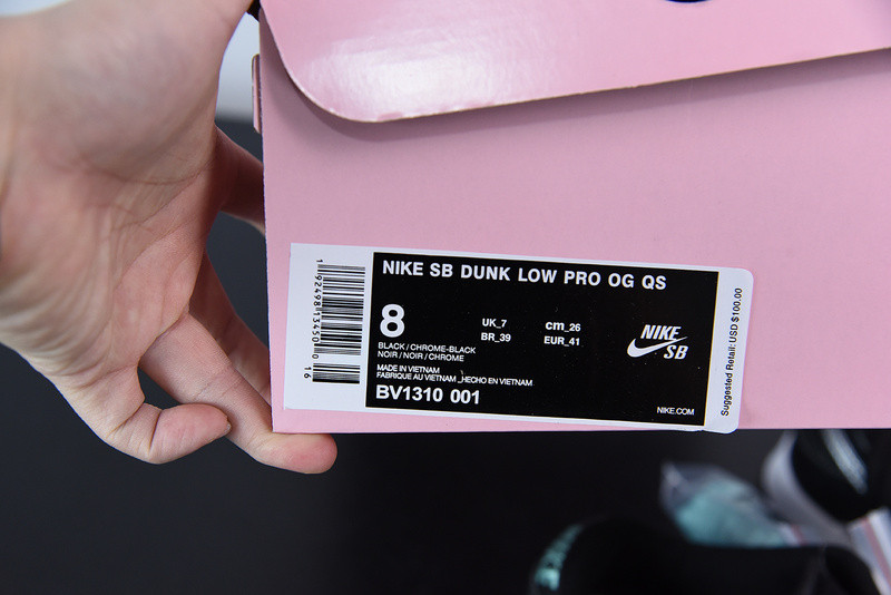 nike sb dunk low black x Di*m*nd supply x co bv1310-001