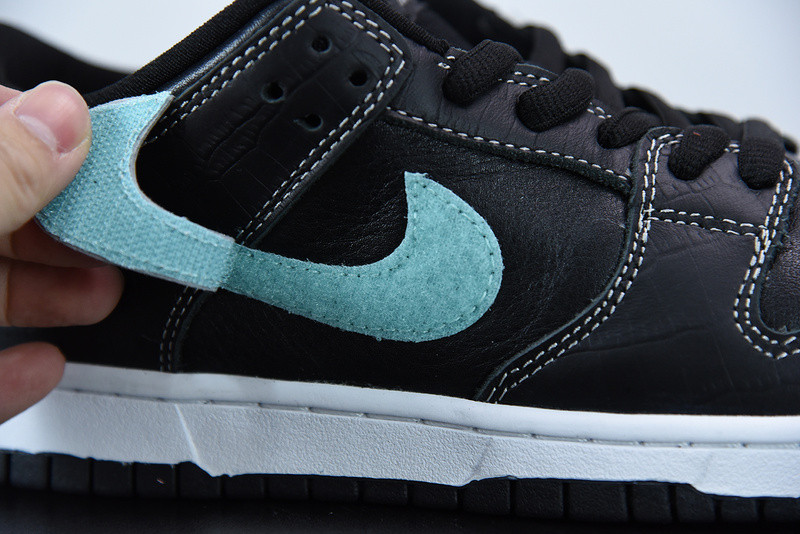 nike sb dunk low black x Di*m*nd supply x co bv1310-001