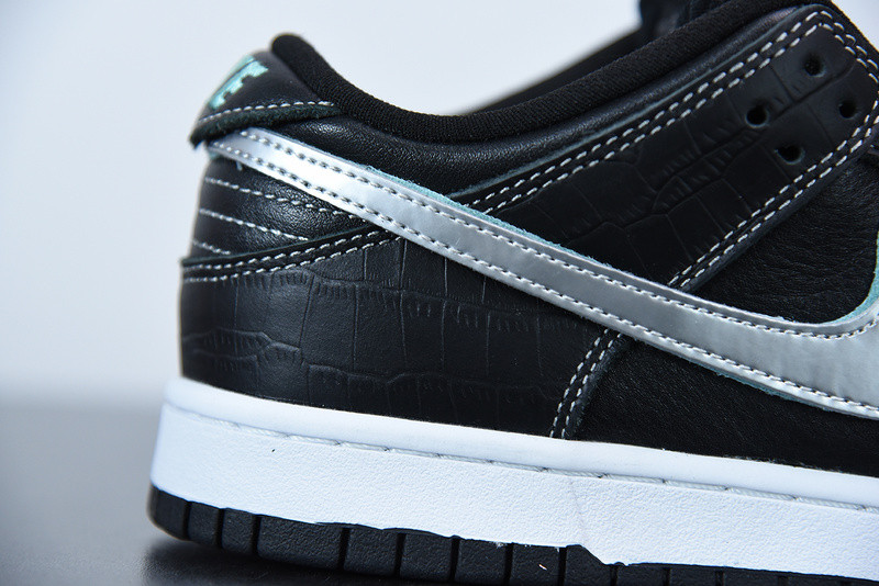 nike sb dunk low black x Di*m*nd supply x co bv1310-001