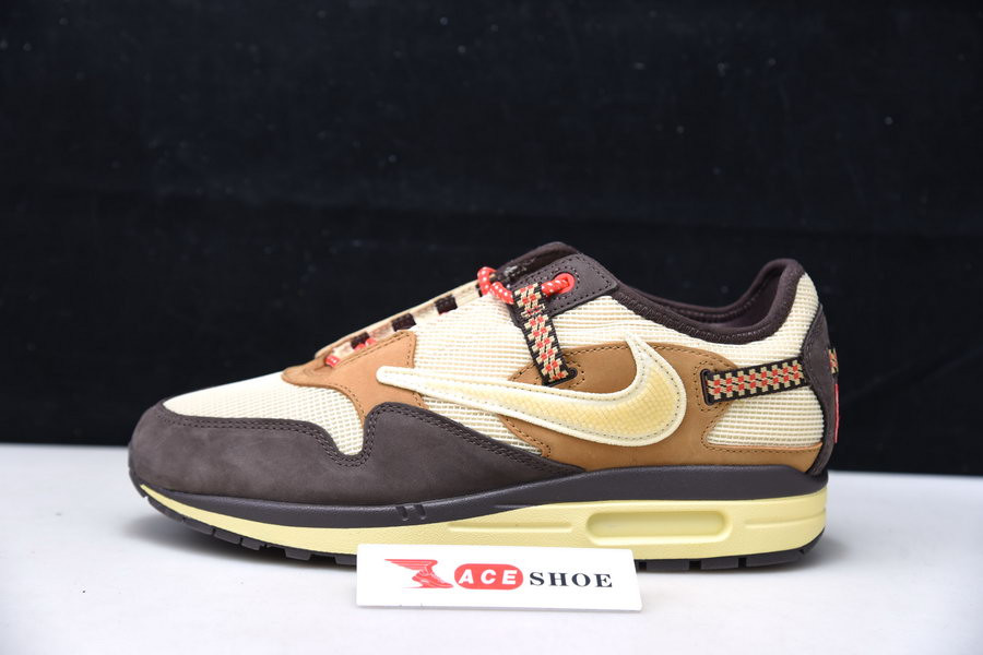 TRAVIS SCOTT X NIKE AIR MAX 1 “BAROQUE BROWN” DO9392-200