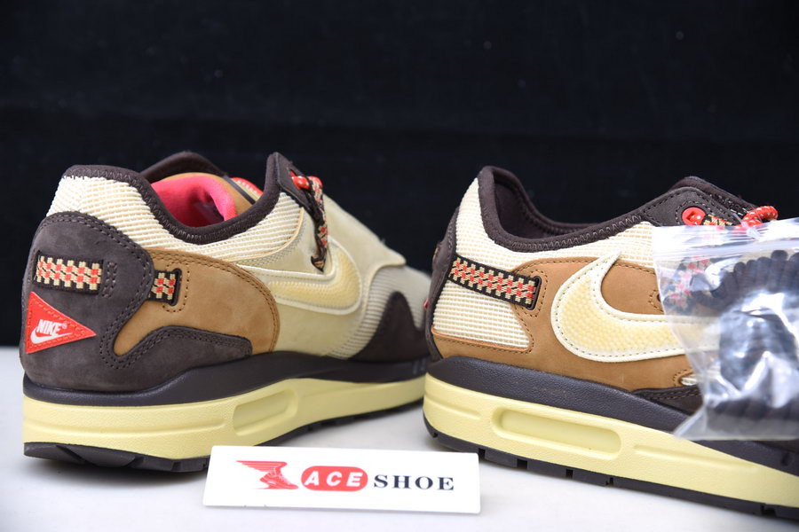 TRAVIS SCOTT X NIKE AIR MAX 1 “BAROQUE BROWN” DO9392-200