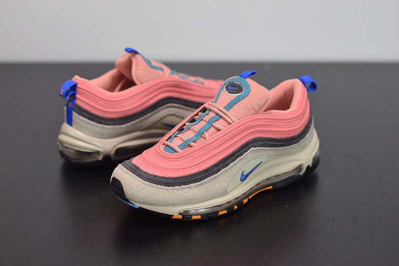 NIKE AIR MAX 97 “CORDUROY PACK”  WHITE/PINK  CQ7512-462