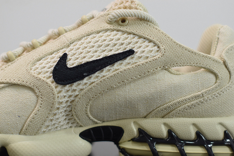 NIKE AIR ZOOM SPIRIDON CAGED STUSSY- FOSSIL CQ5486-200 .