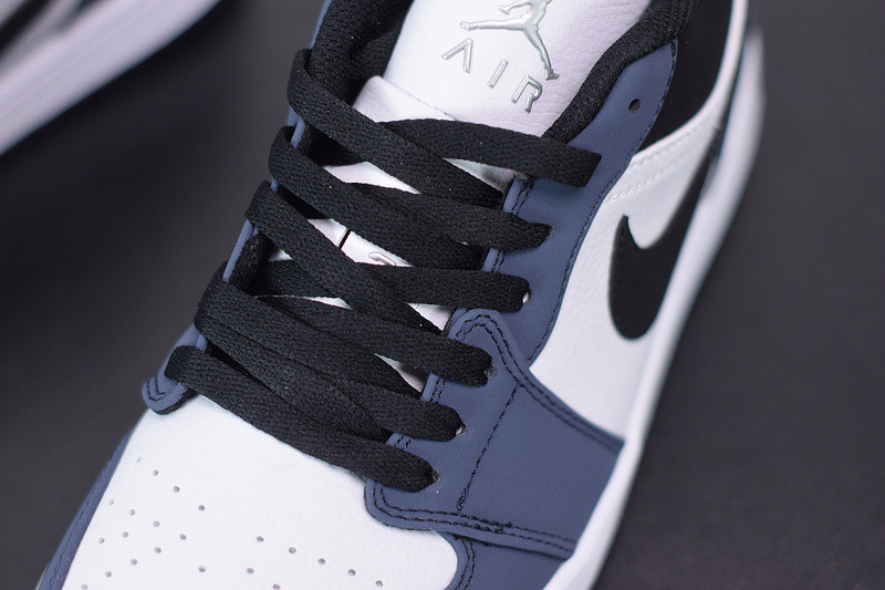 AIR JORDAN 1 LOW RETRO NAVY MIDNIGHT WHITE BLACK 309192-101