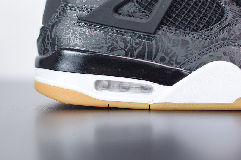 AIR JORDAN 4 RETRO LASER BLACK GUM CI1184-001