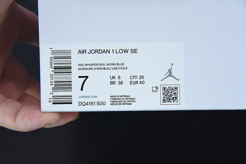 AIR JORDAN 1 LOW “CANVAS” DQ4151-500
