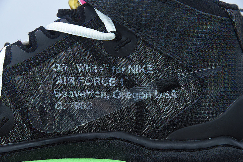 OF AIR FORCE 1 MID BLACK DO6290-001