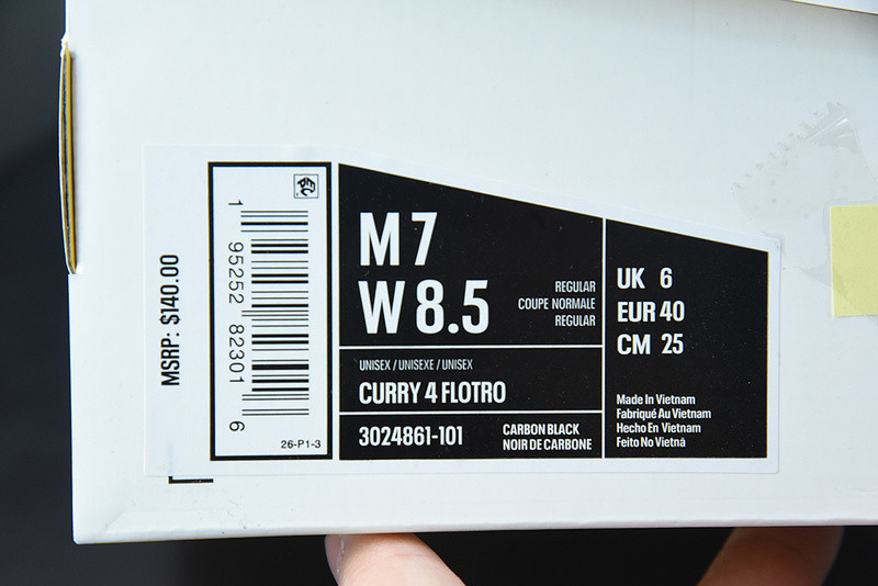 Under Armour Curry 4 Flotro Grey Black 3024861-001