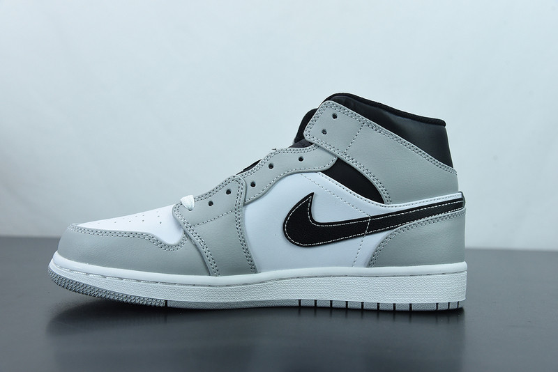 AIR JORDAN 1 MID LIGHT SMOKE GREY 554724-078