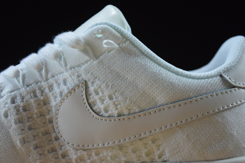 NIKE AIR FORCE 1 ULTRA FLYKNIT LOW "WHITE ICE" 817419-100