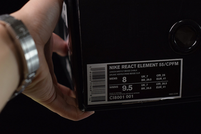 L05V4 NIKE UPCOMING REACT ELEMENT 55 CPFM "JDI  CI8001-001
