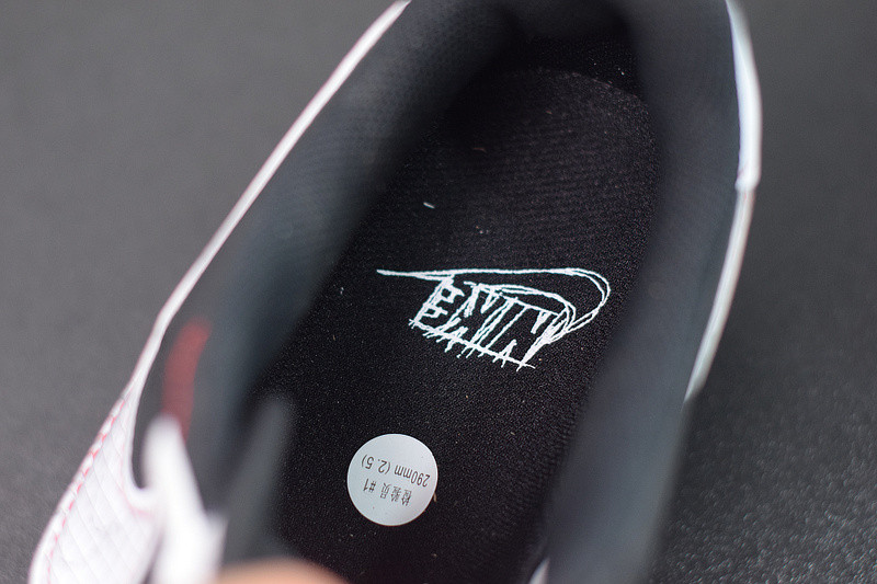 NIKE AIR FORCE 1 LOW CRIMSON EXPOSED STITCHING CU6646-001