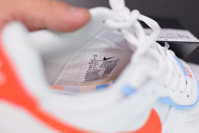 NIKE AIR FORCE 1 SHADOW "SUMMIT WHITE TEAM ORANGE" CQ9503-100