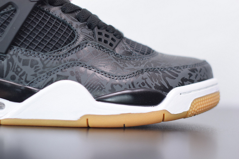 AIR JORDAN 4 RETRO LASER BLACK GUM CI1184-001