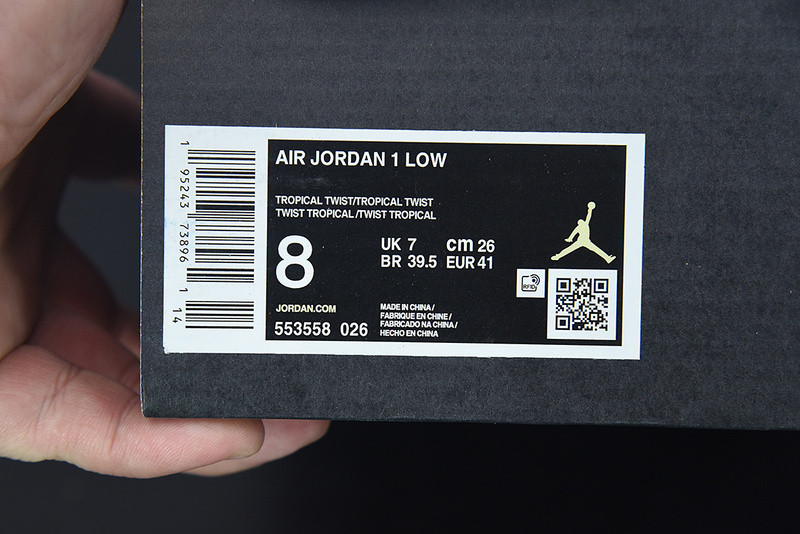 AIR JORDAN 1 LOW BLUE BLACK 553558-026