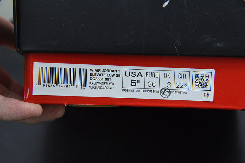 AIR JORDAN 1 ELEVATE LOW “SILVER TOE” DQ8561-001