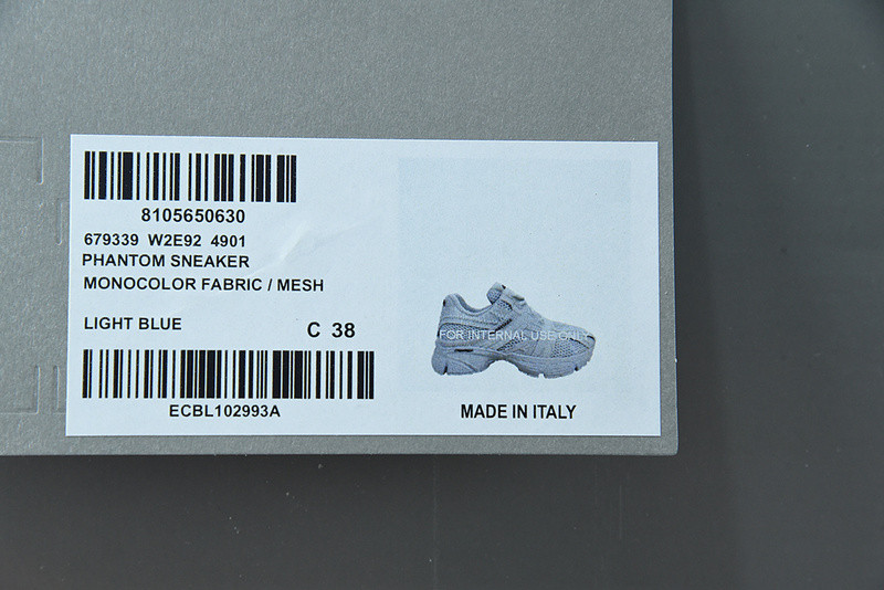 BC PHANTOM SNEAKER MONOCOLOR FABRIC/ MESH 679339 W2E92 4901