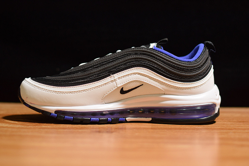 NIKE AIR MAX 97 WHITE BLACK PERSIAN VIOLET (GS) 921522-102
