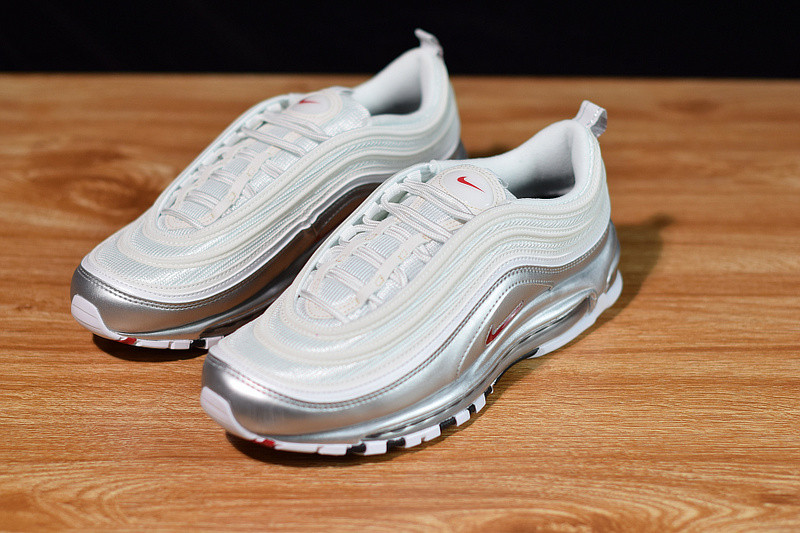 NIKE AIR MAX 97 SILVER WHITE AT5458-100
