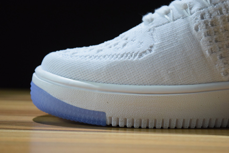 NIKE AIR FORCE 1 ULTRA FLYKNIT LOW "WHITE ICE" 817419-100
