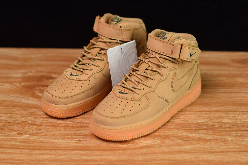 NIKE AIR FORCE 1 MID 07 PRM QS "FLAX" 715889-200