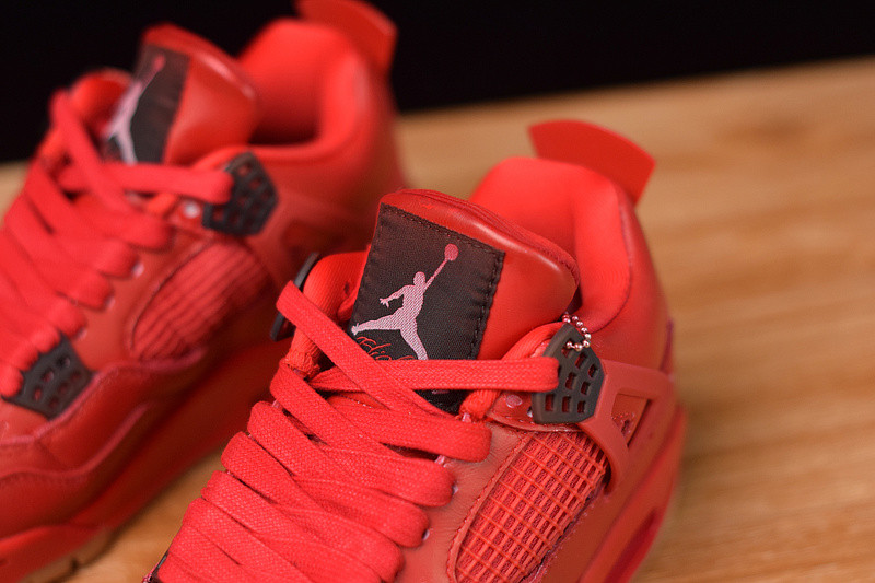 AIR JORDAN 4 RETRO FIRE RED SINGLES DAY 2018 AV3914-600