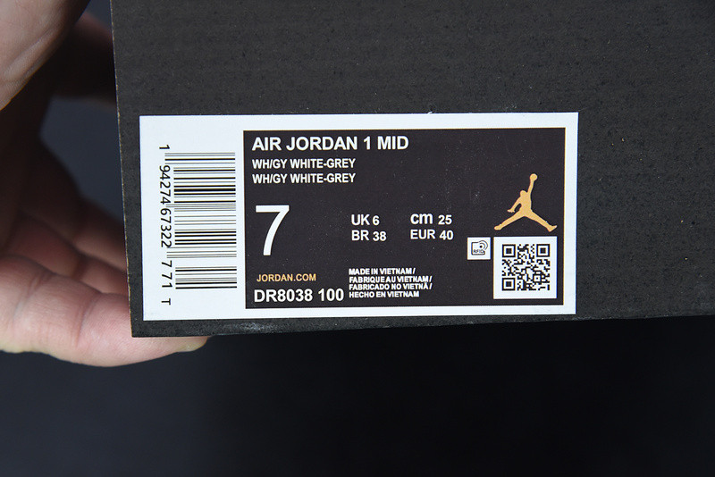 AIR JORDAN 1 MID PARIS WHITE DR8038-100