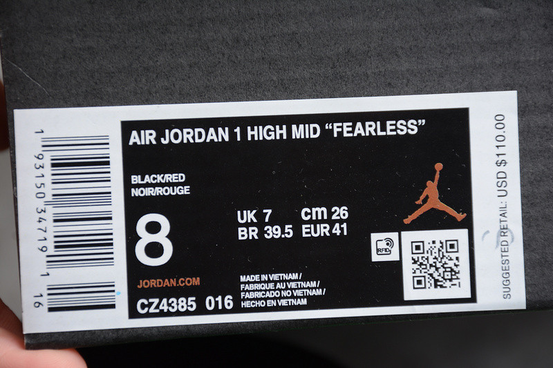 AIR JORDAN 1 MID SE BLACK DARK BEETROOT(W)CZ4385-016