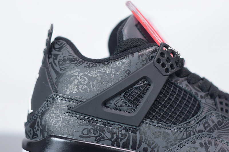 AIR JORDAN 4 RETRO LASER BLACK GUM CI1184-001