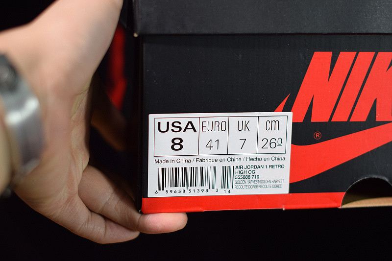 AIR JORDAN 1 RETRO HIGH OG “WHEAT” 555088-710