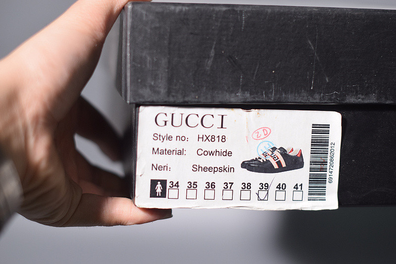 G*u*i ace embroidered low-top sneaker