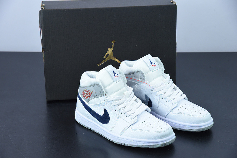 AIR JORDAN 1 MID PARIS WHITE DR8038-100
